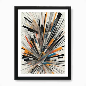 Abstract Explosion Art Print