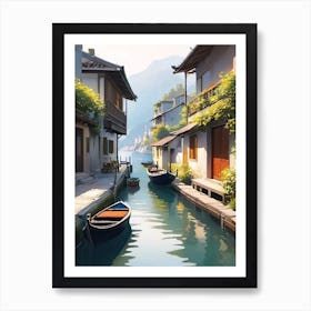 Chinese Village Art Print