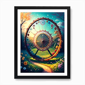 Ferris Wheel 5 Art Print