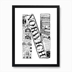 Norwich Art Print