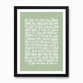 At Last, My Love has come Along - Art Print 1 Art Print