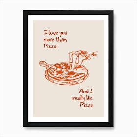 Italian Pizza Poster, Italy Wall Art, Pizza Party Decor, Italian Flag Print, Home Decor, Vino Lover Gift Art Print