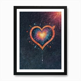 Heart Of The Universe 4 Art Print