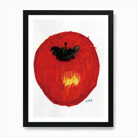 An Apple drawn by Little Artist O.D.R Art Print