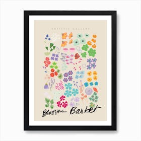 Blossom Basket Art Print