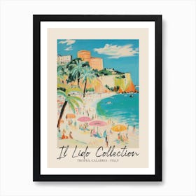 Tropea, Calabria   Italy Il Lido Collection Beach Club Poster 3 Art Print