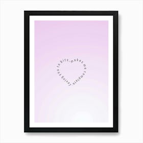 Heartbits Art Print