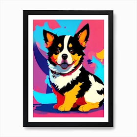 Corgi Painting 16 Art Print