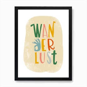 Colorfull Wanderlust Art Print