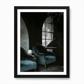 Room With Blue Chairs Art Print