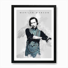 Marilyn Manson Musician Art Print