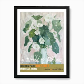 A World Of Flowers, Van Gogh Exhibition Nasturtium 2 Art Print