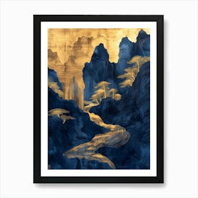 Chinese Mountains 41 Art Print