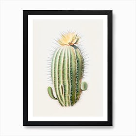 Ferocactus Cactus Marker Art 2 Art Print