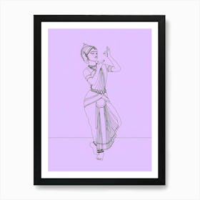 Indian Dance Art Print