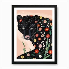 Floral Bear Art Print