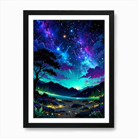 Night Sky 8 Art Print