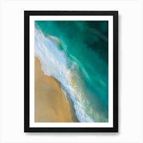 Aerial View Of A Beach 13 Art Print