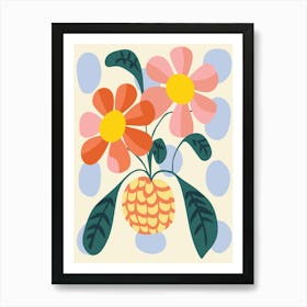 Flowers In A Vase 25 Art Print