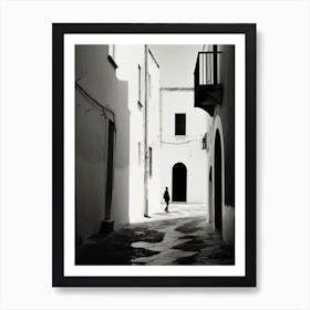 Alghero, Italy,  Black And White Analogue Photography  4 Art Print