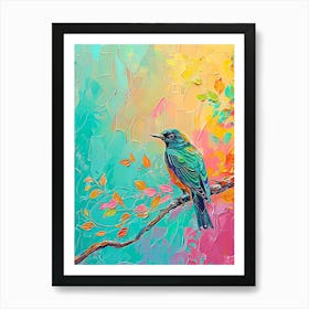 Bird On A Branch Art Print