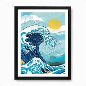 Great Wave Off Kanagawa 3 Art Print