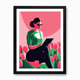 Messages In Bloom Art Print