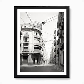 Valencia, Spain, Photography In Black And White 4 Art Print