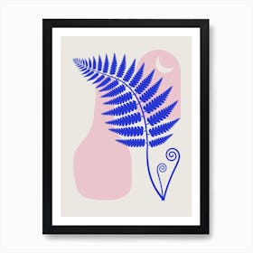 Fern And Vase Affiche