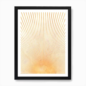 Abstract sunrise Art Print