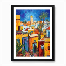 Rabat Morocco 3 Fauvist Painting Art Print