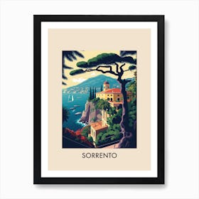 Sorrento Italy Vintage Travel Poster Art Print