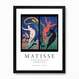 Women Dancing, Shape Study, The Matisse Inspired Art Collection Poster 5 Art Print