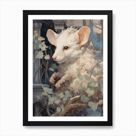 A Realistic And Atmospheric Watercolour Fantasy Character 4 Art Print