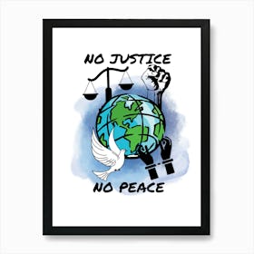 No Justice No Peace Póster