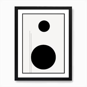 Minimal Abstract Shapes Art Print