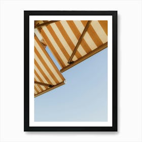 Striped Awning Art Print