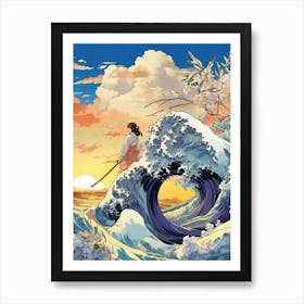 Great Wave Off Kanagawa 2 Art Print