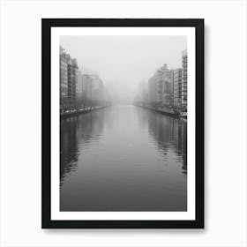 Foggy City Art Print