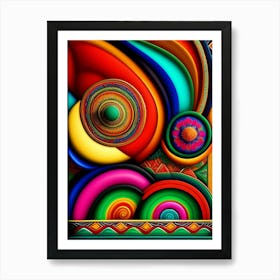 Colorful Abstract Painting Art Print