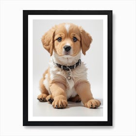 Golden Retriever Puppy 1 Art Print