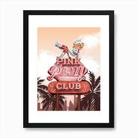 Pink Pony Club Chappell Roan Art Print