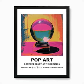 Poster Crystal Ball Pop Art 4 Art Print