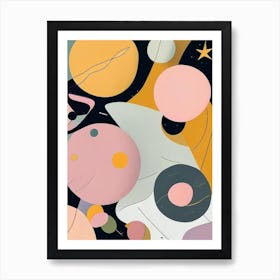 Astrophysics Musted Pastels Space Art Print