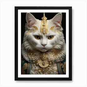 Cat In Costume Art Print