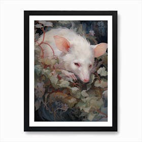 A Realistic And Atmospheric Watercolour Fantasy Character 3 Art Print