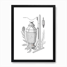 Smoker Beekeeper S Tool  2 William Morris Style Art Print