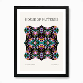 Geometric Pattern Poster 32 Art Print