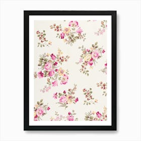 Floral Wallpaper 2 Art Print