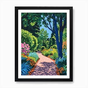 Kew Green London Parks Garden 3 Painting Art Print